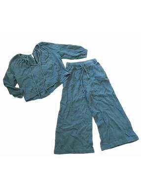 Rachel Pally Gauze Pants Set XS Green